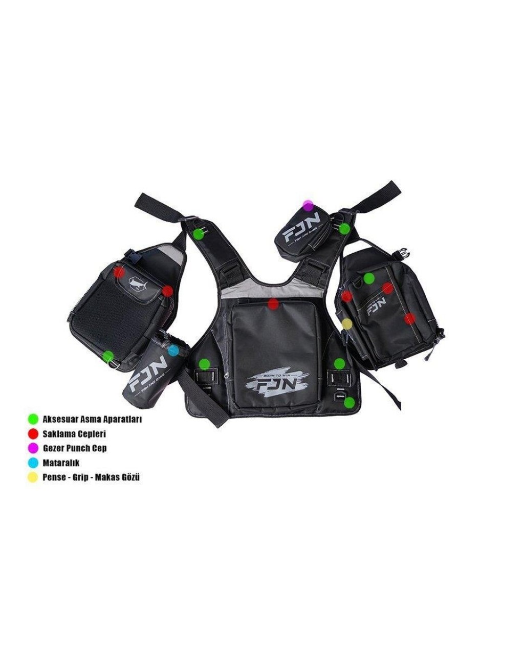 Fujin Shogun Vest Spin Yelegi Fujin Shogun Vest Spin Yelegi