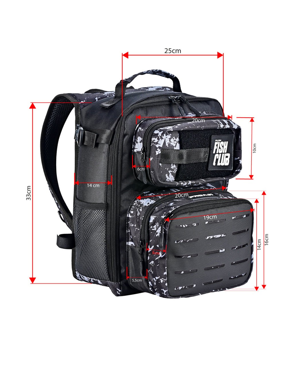 Fujin Proaji Back Pack Black Camo Balikçi Sirt Çantasi Fujin Proaji Back Pack Black Camo Balikçi Sirt Çantasi