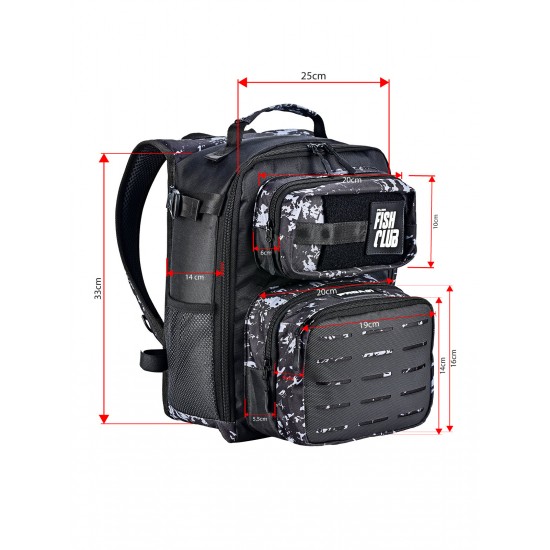 Fujin Proaji Back Pack Brown Camo Balikçi Sirt Çantasi