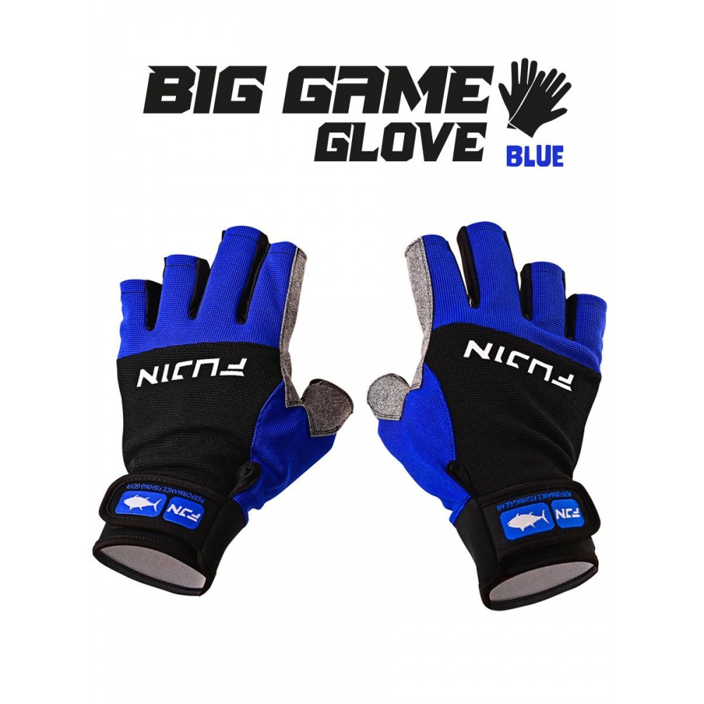 Fujin Pro Angler S24 Big Game Gloves Blue #S/M	
