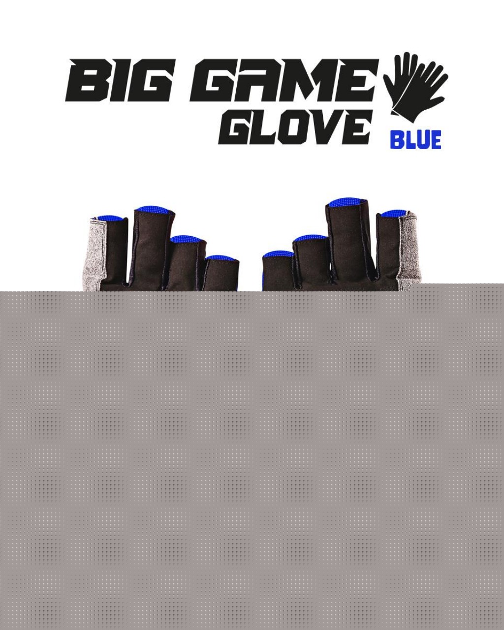 Fujin Pro Angler S24 Big Game Gloves Blue #S/M Fujin Pro Angler S24 Big Game Gloves Blue #S/M