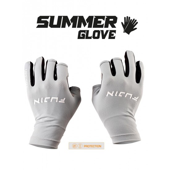 Fujin Pro Angler S24 Summer Gloves Grey #S/M Fujin Pro Angler S24 Summer Gloves Grey #S/M