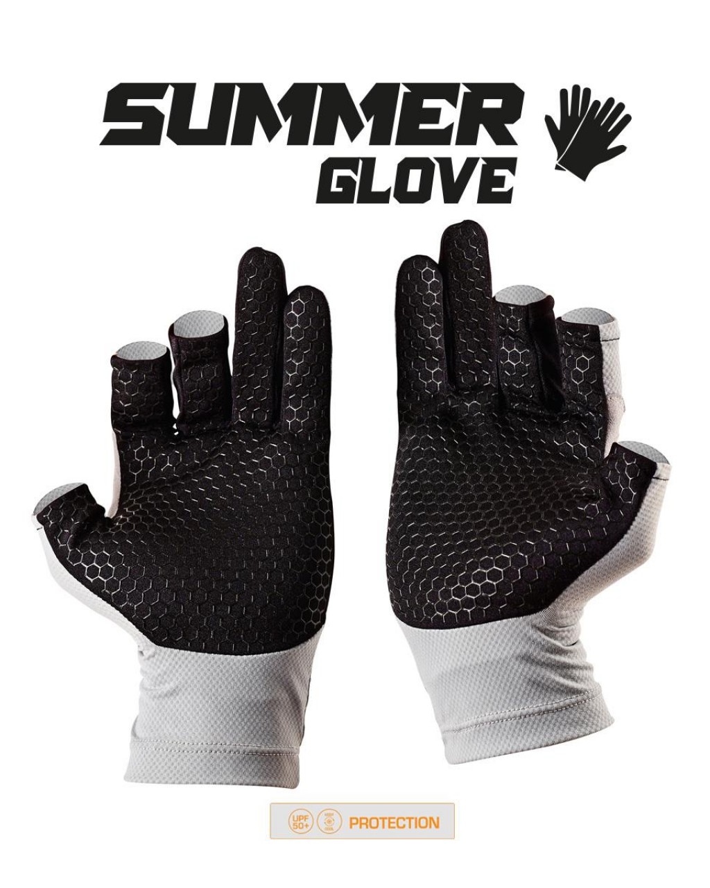 Fujin Pro Angler S24 Summer Gloves Grey #S/M Fujin Pro Angler S24 Summer Gloves Grey #S/M