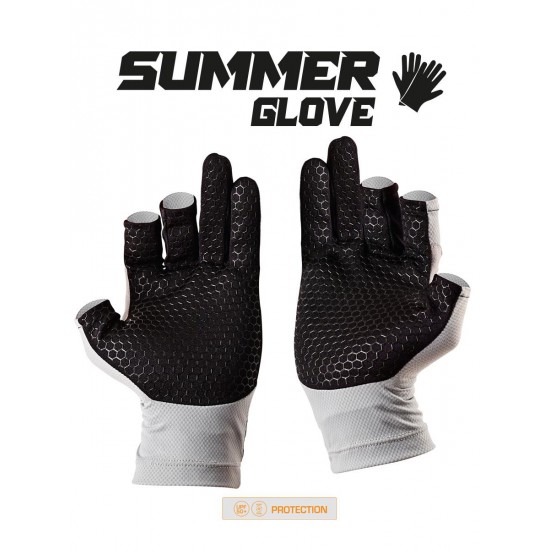 Fujin Pro Angler S24 Summer Gloves Grey #S/M Fujin Pro Angler S24 Summer Gloves Grey #S/M