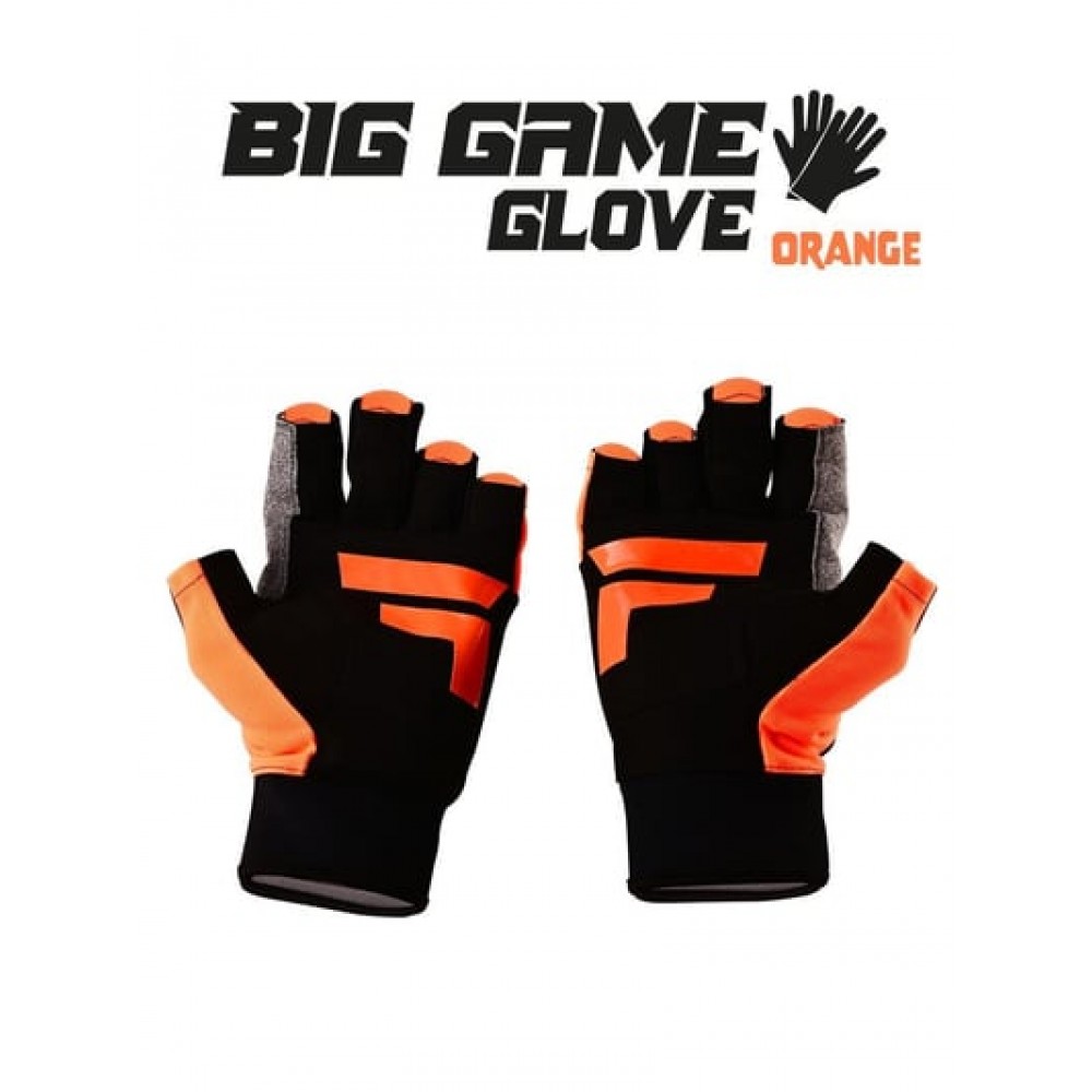 Fujin Pro Angler S24 Big Game Gloves Orange #M/L	