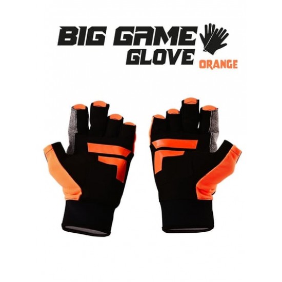 Fujin Pro Angler S24 Big Game Gloves Orange #M/L	