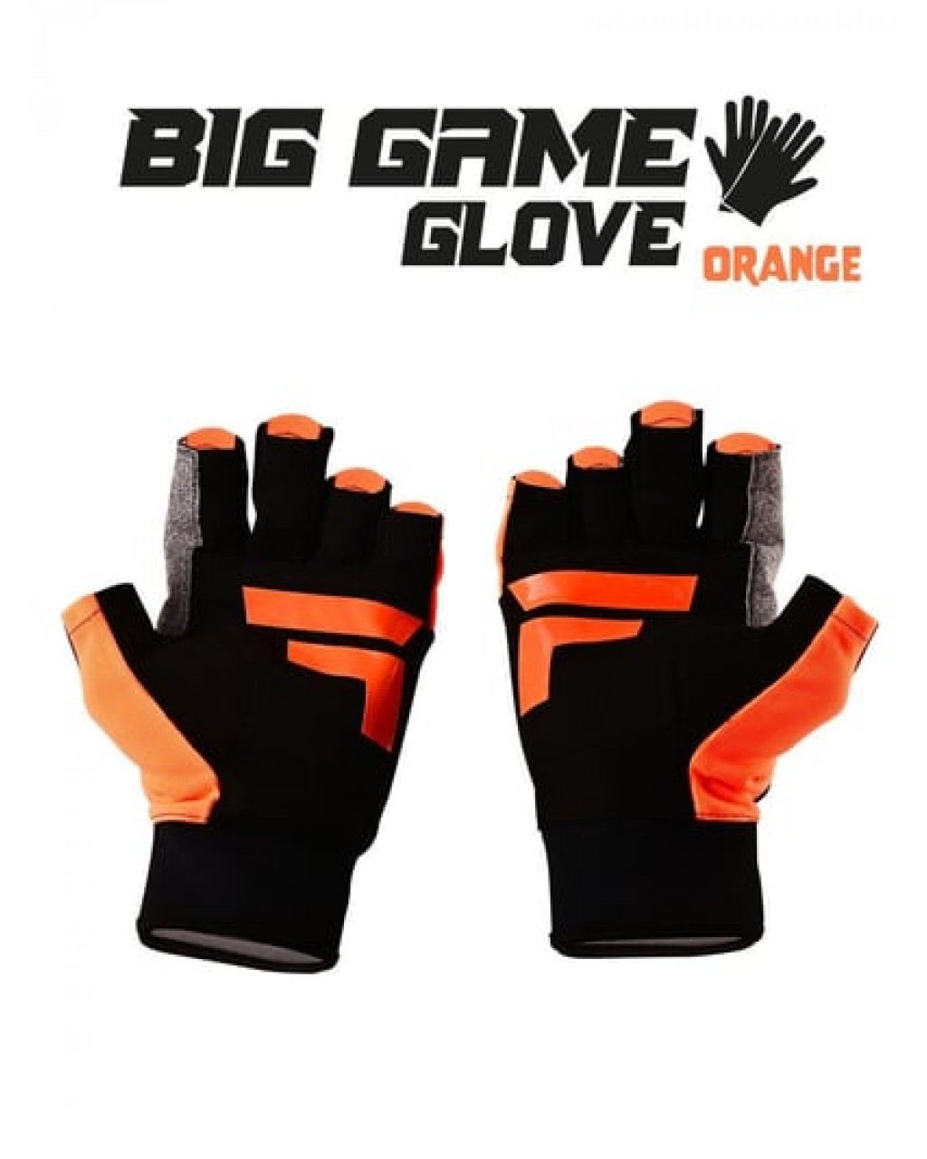 Fujin Pro Angler S24 Big Game Gloves Orange #S/M Fujin Pro Angler S24 Big Game Gloves Orange #S/M