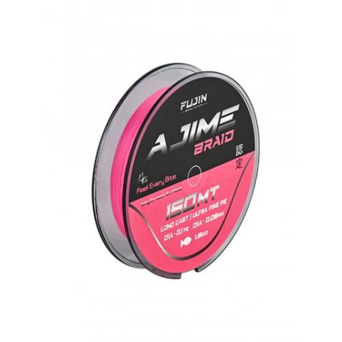 Fujin Ajime Braid 4X 150Mt Pink Ip 0.06Mm Fujin Ajime Braid 4X 150Mt Pink Ip 0.06Mm