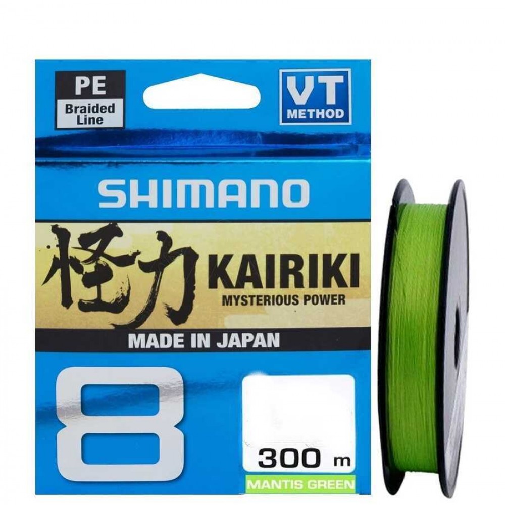 Shimano Misina Kairiki 8 300M 0,06Mm 5,3Kg M Yesil