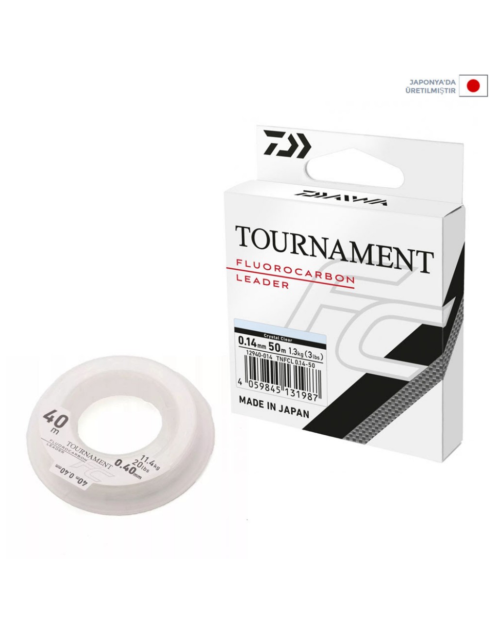 DAIWA TOURNAMENT FC 0.16MM 50M LEADER MISINA    	