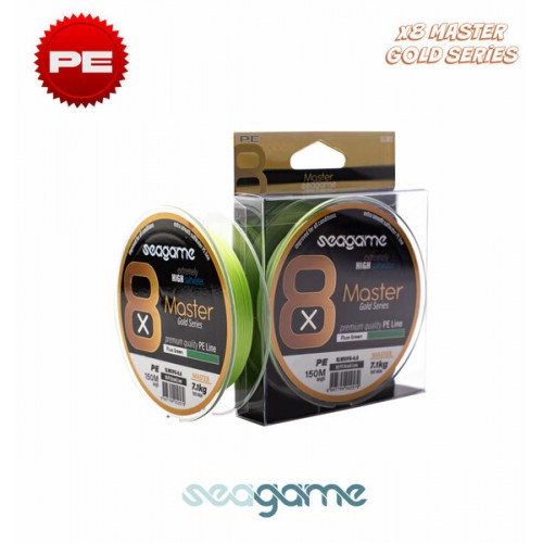 SEAGAME MASTER X8 PE 150M #0.18 FLUO GREEN