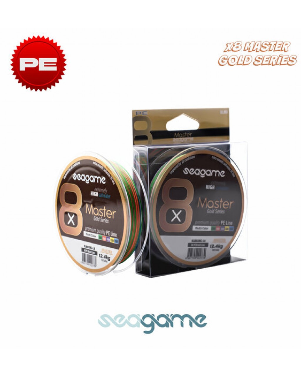 SEAGAME MASTER X8 PE 150M #0.14 MULTI COLOR