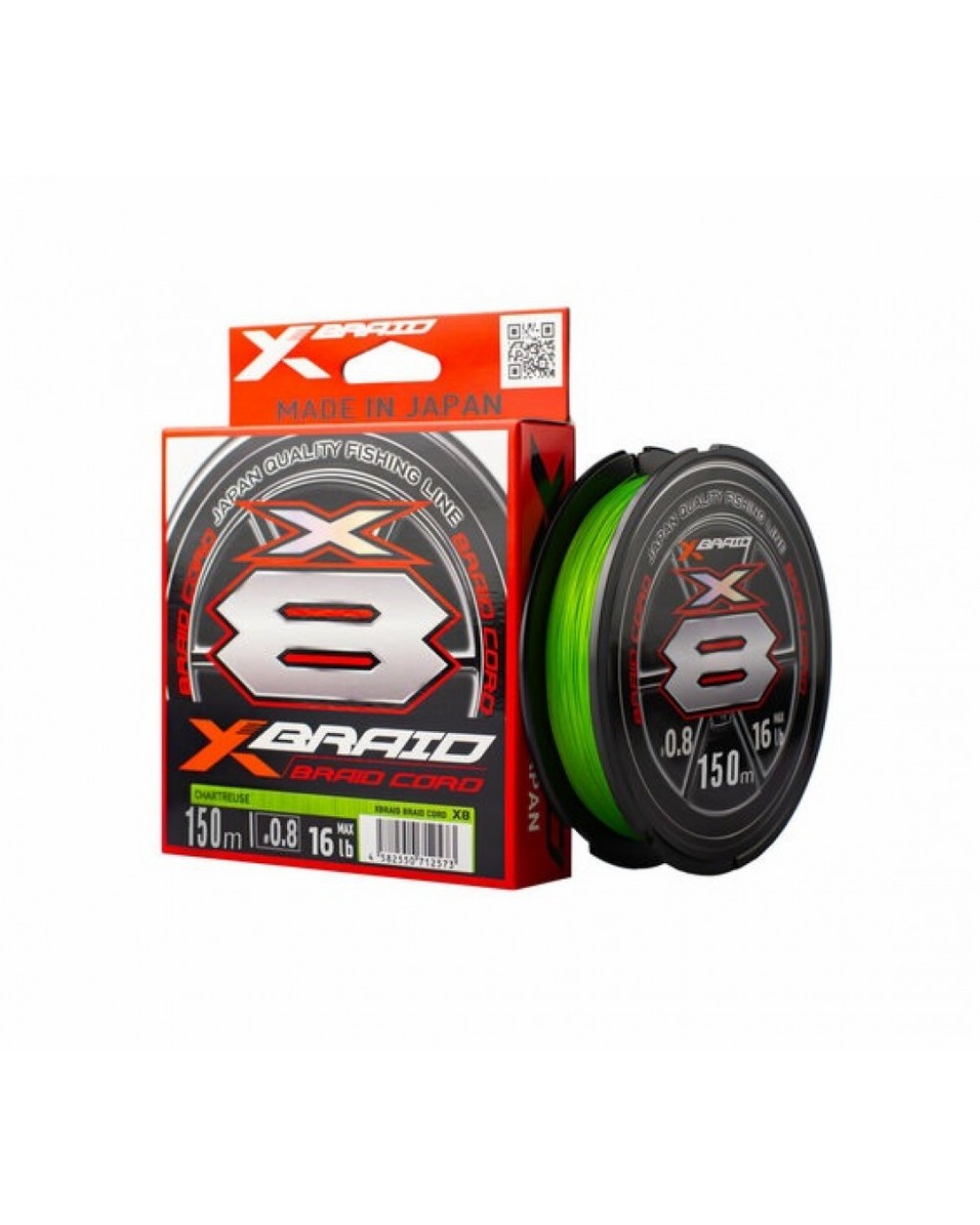 YGK X035 BRAID 150M FLUO GREEN