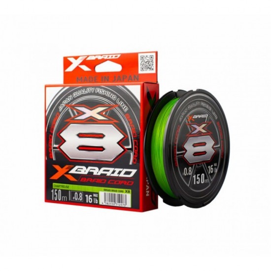 YGK X035 BRAID 150M FLUO GREEN