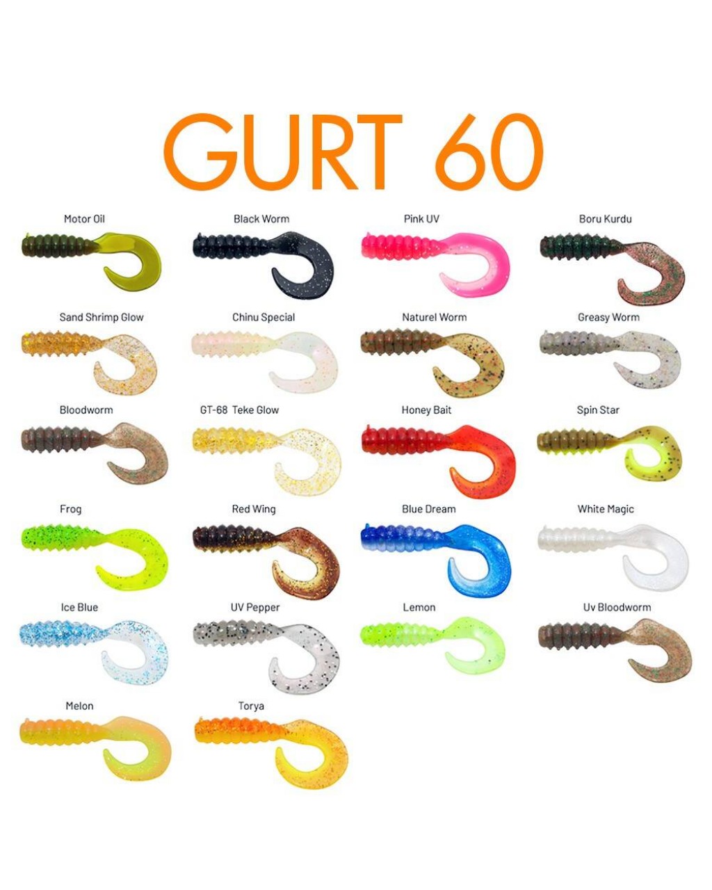 Hanfish Gurt 6Cm LRF Silikon Yem Hanfish Gurt 6Cm LRF Silikon Yem