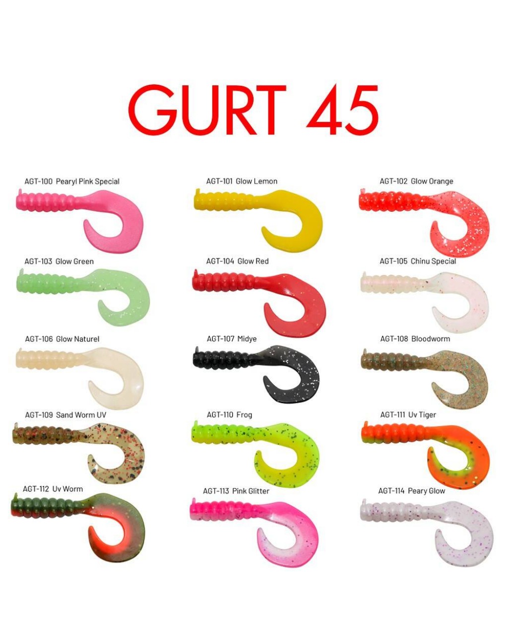 Hanfish Gurt 4.5Cm LRF Silikon Yem Hanfish Gurt 4.5Cm LRF Silikon Yem