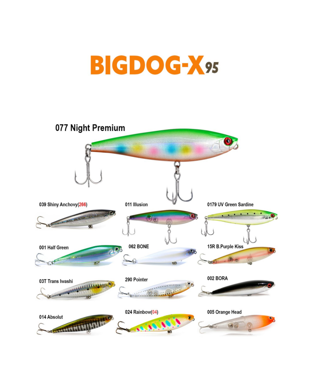 Fujin Big Dog-X 9.5Cm Su Üstü Yem Fujin Big Dog-X 9.5Cm Su Üstü Yem