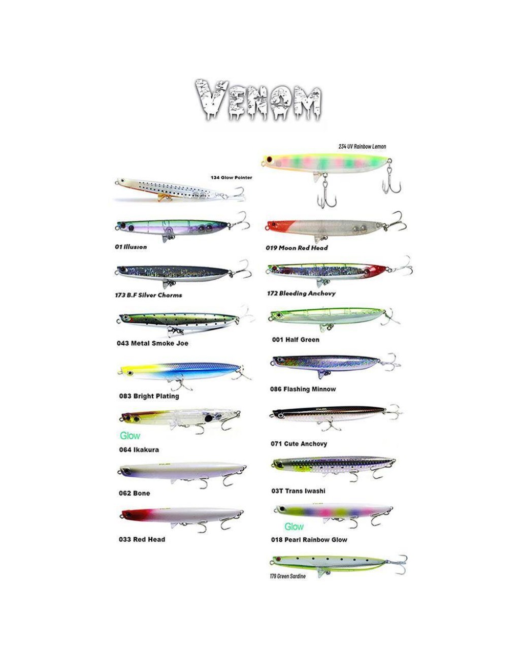 Fujin Venom 12CM Su Üstü Yem