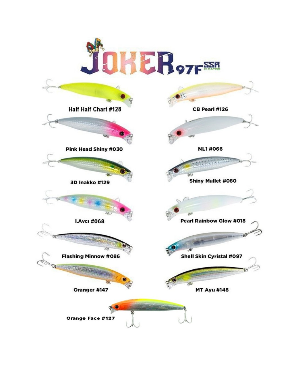 Fujin Joker Floating 97Mm 12.6Gr Maket Yem