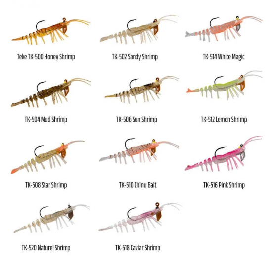 Hanfish Teke Shrimp 7.62 Silikon Yem