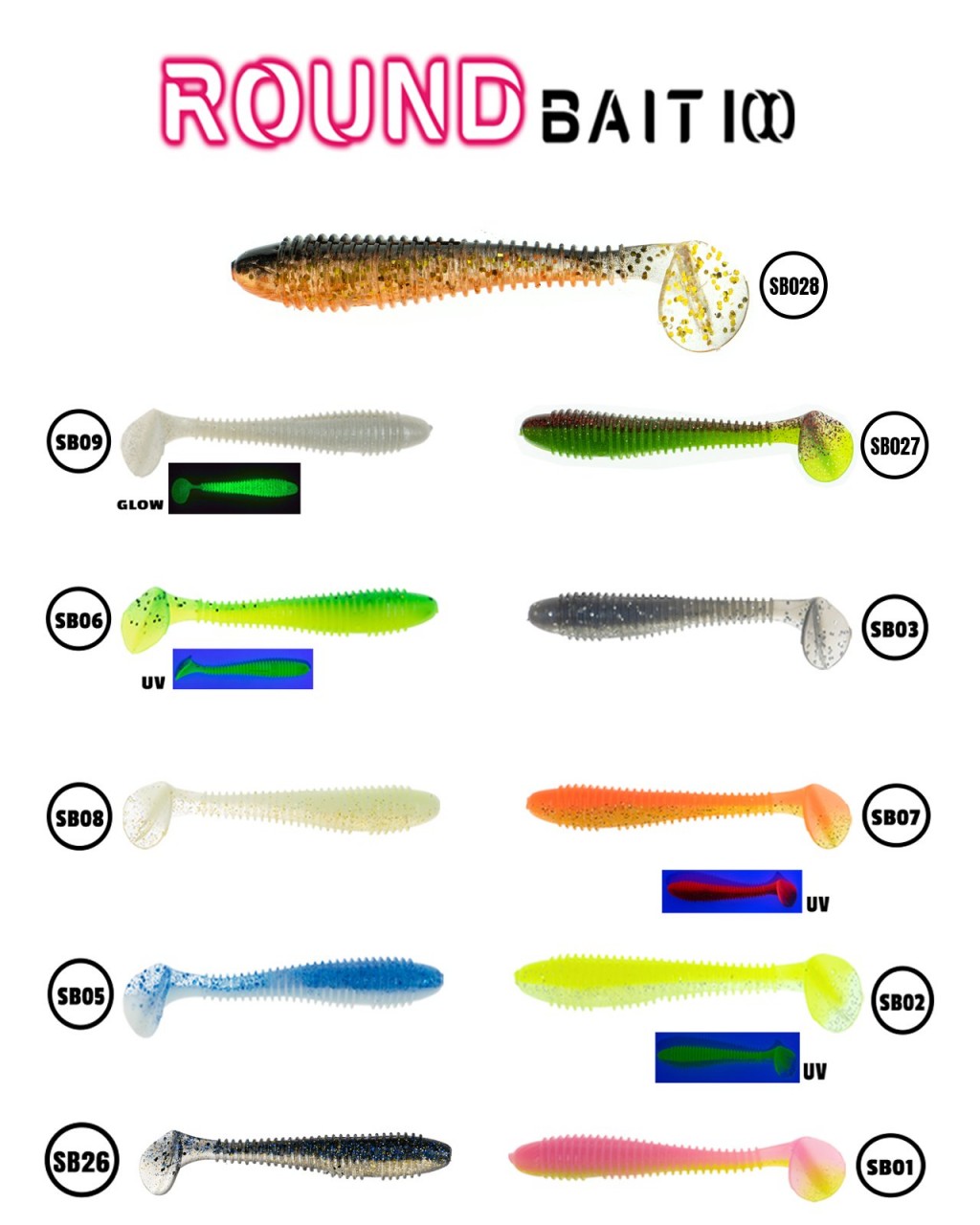 Fujin Round Bait 100Mm Silikon Yem