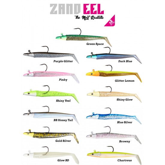 Fujin Zand Eel 11Cm 7-14G Double Combo Silikon Yem