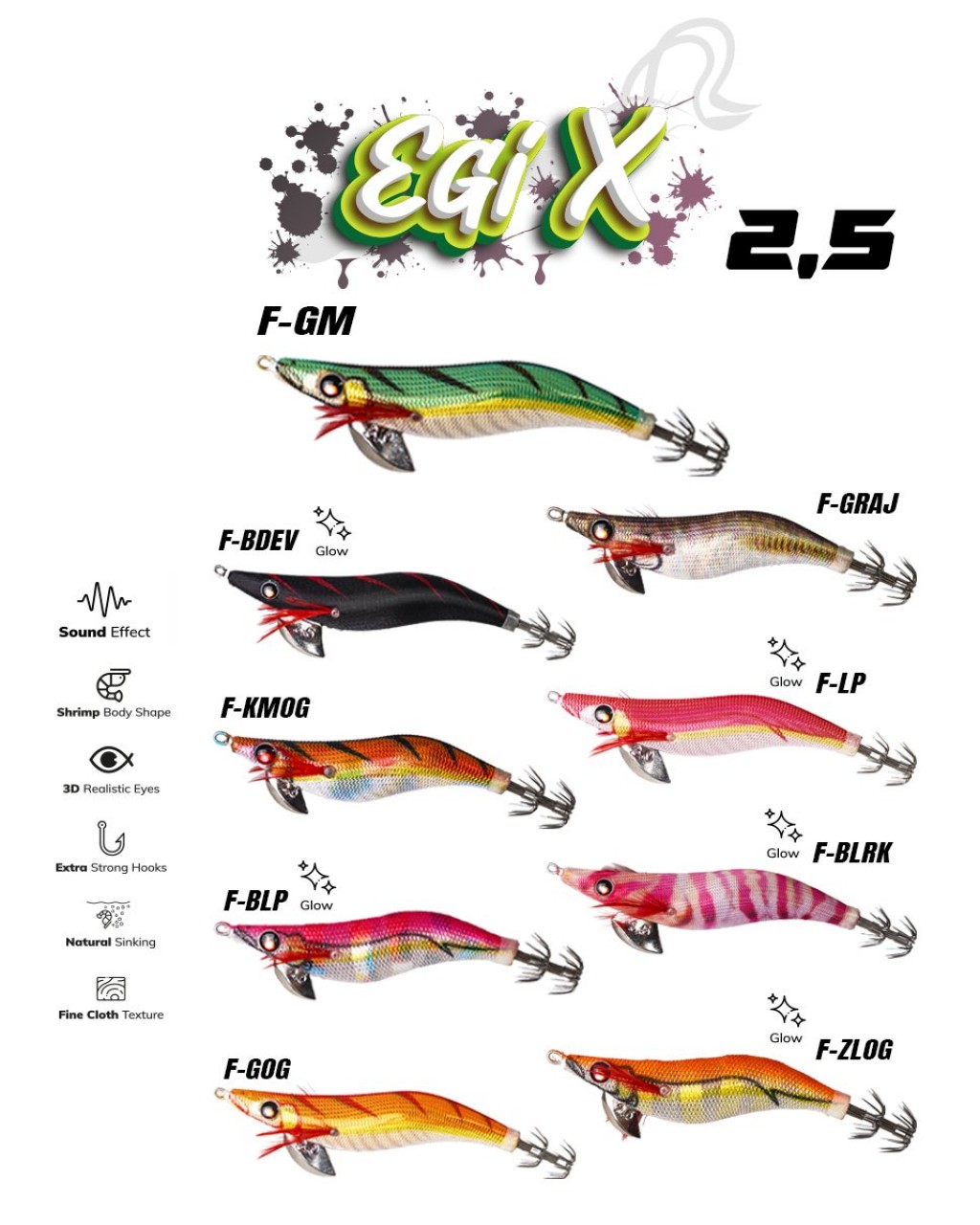 Fujin Egix 2.5 10Gr Kalamar Zokasi