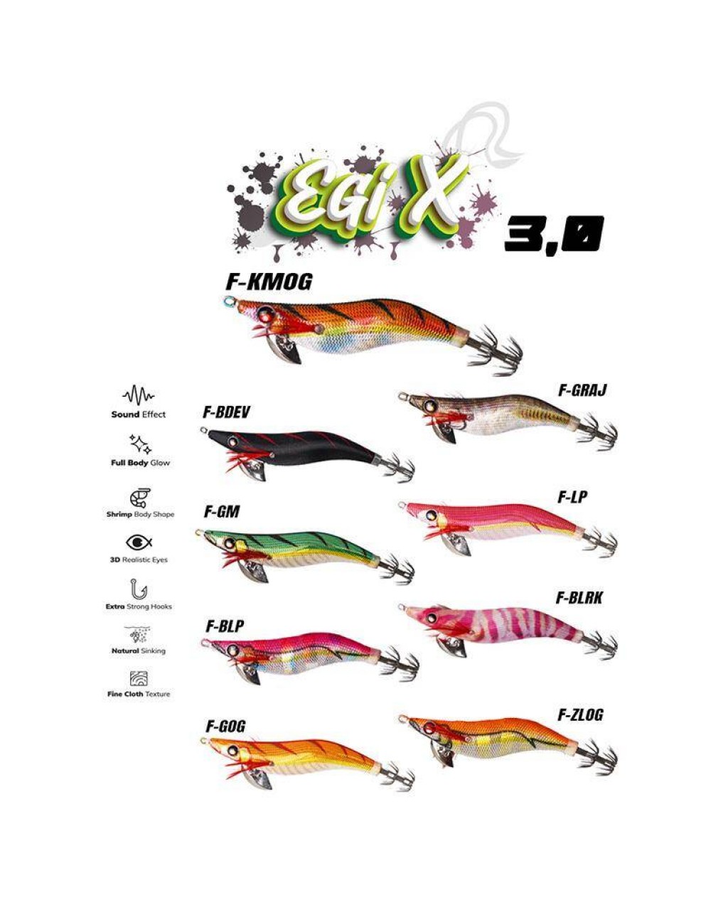 Fujin Egix 3.0 16.4Gr Kalamar Zokasi