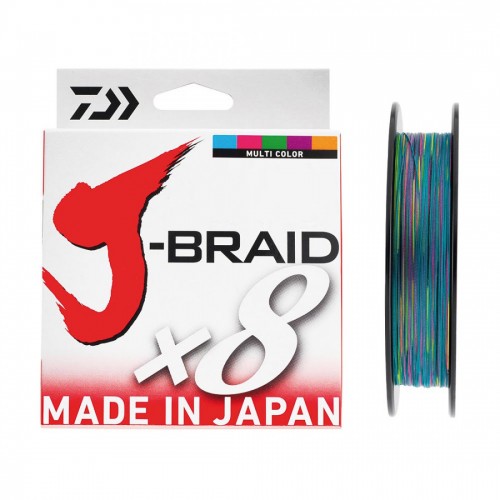 DAIWA JBRAID 8B 150M MULTICOLOR IP MISINA