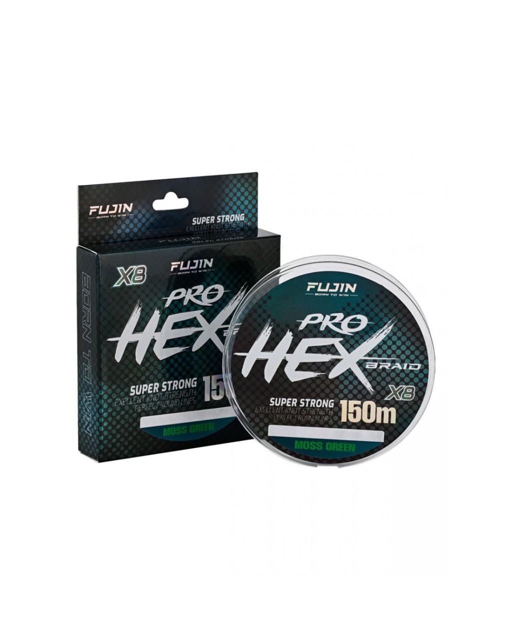 Fujin Pro Hex 8X 150Mt  Moss Green 