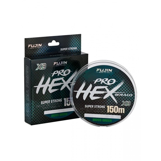 Fujin Pro Hex 8X 150Mt  Moss Green 