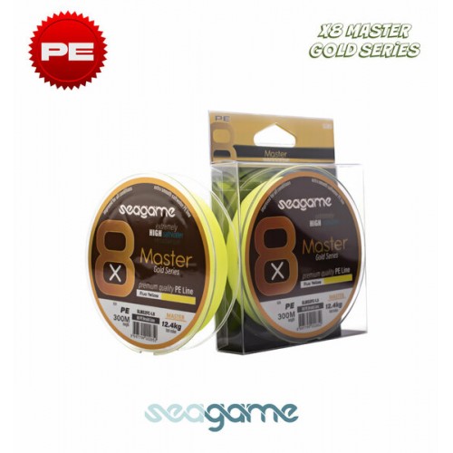 SEAGAME MASTER X8 PE 300M  FLUO YELLOW IP MISINA