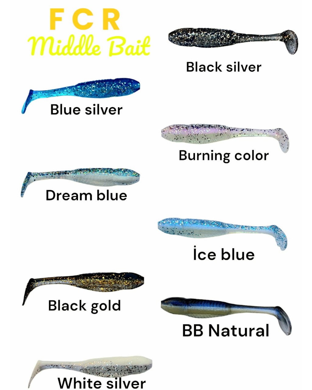 FCR MIDDLE BAIT 8,5 CM ( BB NATURAL )