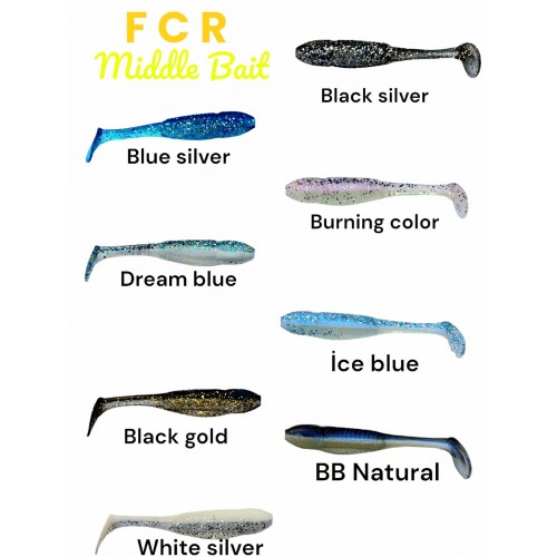 FCR MIDDLE BAIT 8,5 CM ( BB NATURAL ) FCR MIDDLE BAIT 8,5 CM ( BB NATURAL )