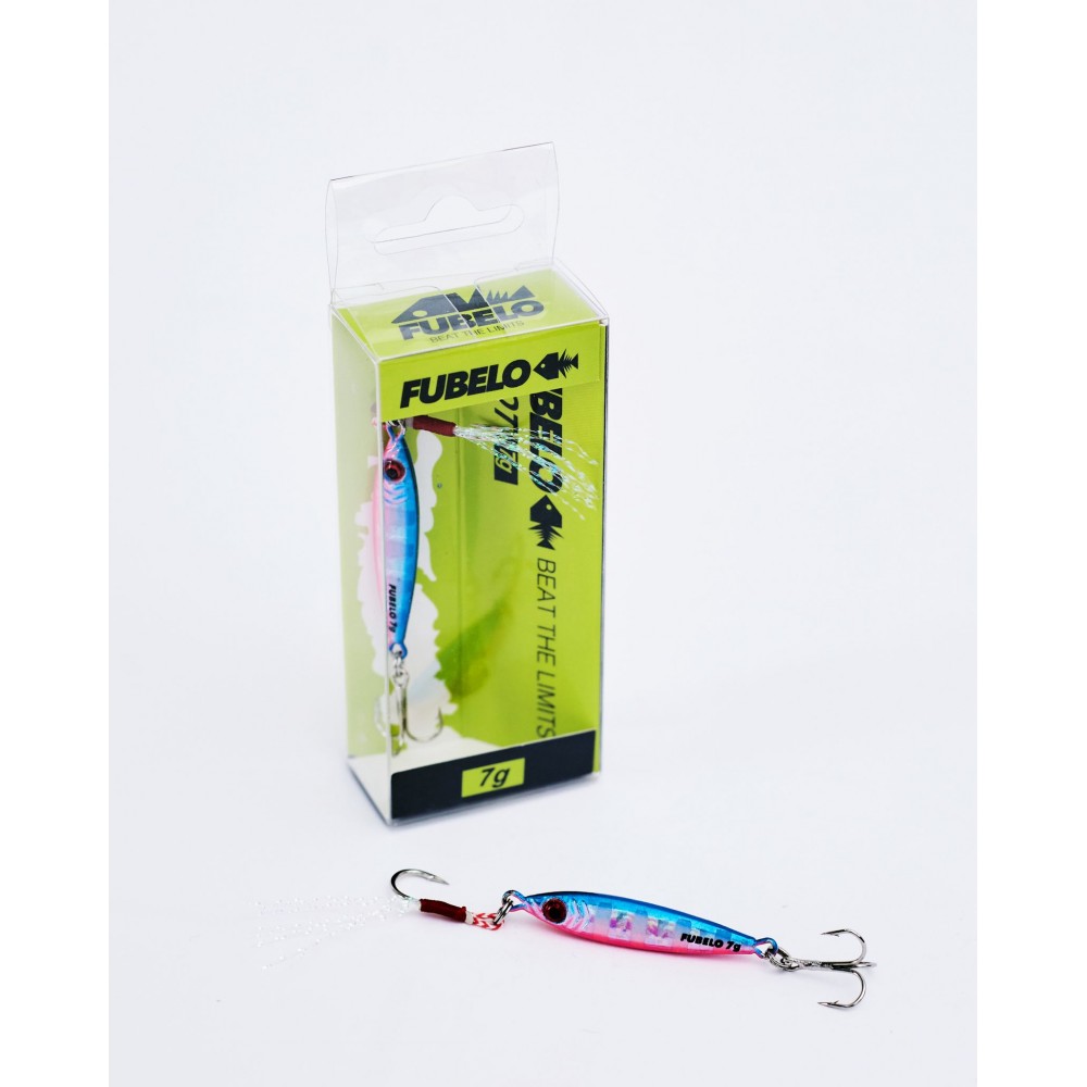 FUBELO PILOT MICRO JIG 7GR BLUE PINK ZEBRA