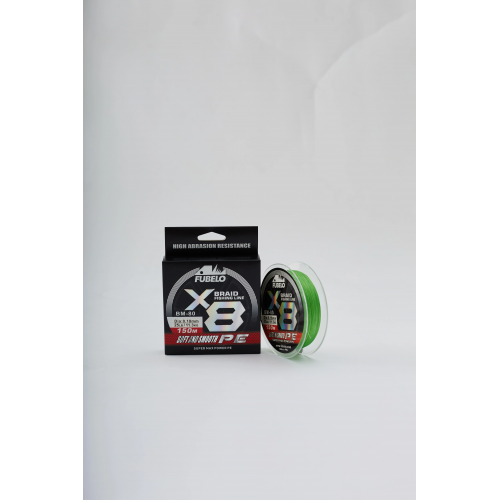 FUBELO BRAID LINE 8X GREEN 0.10 MM FUBELO BRAID LINE 8X GREEN 0.10 MM