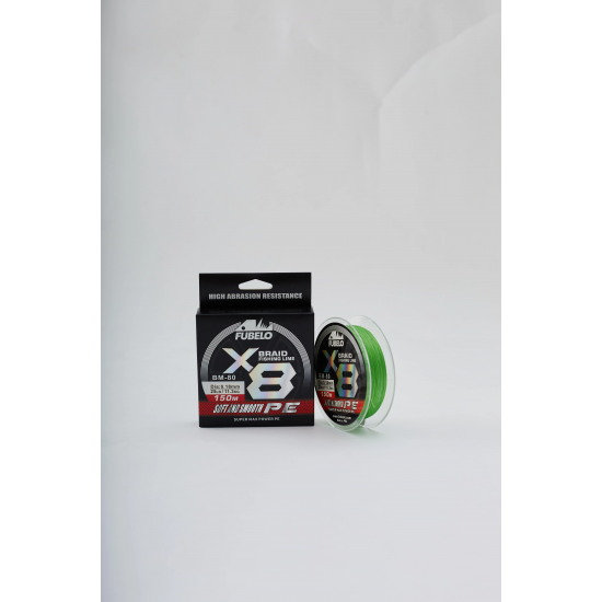 FUBELO BRAID LINE 8X GREEN 0.14 MM