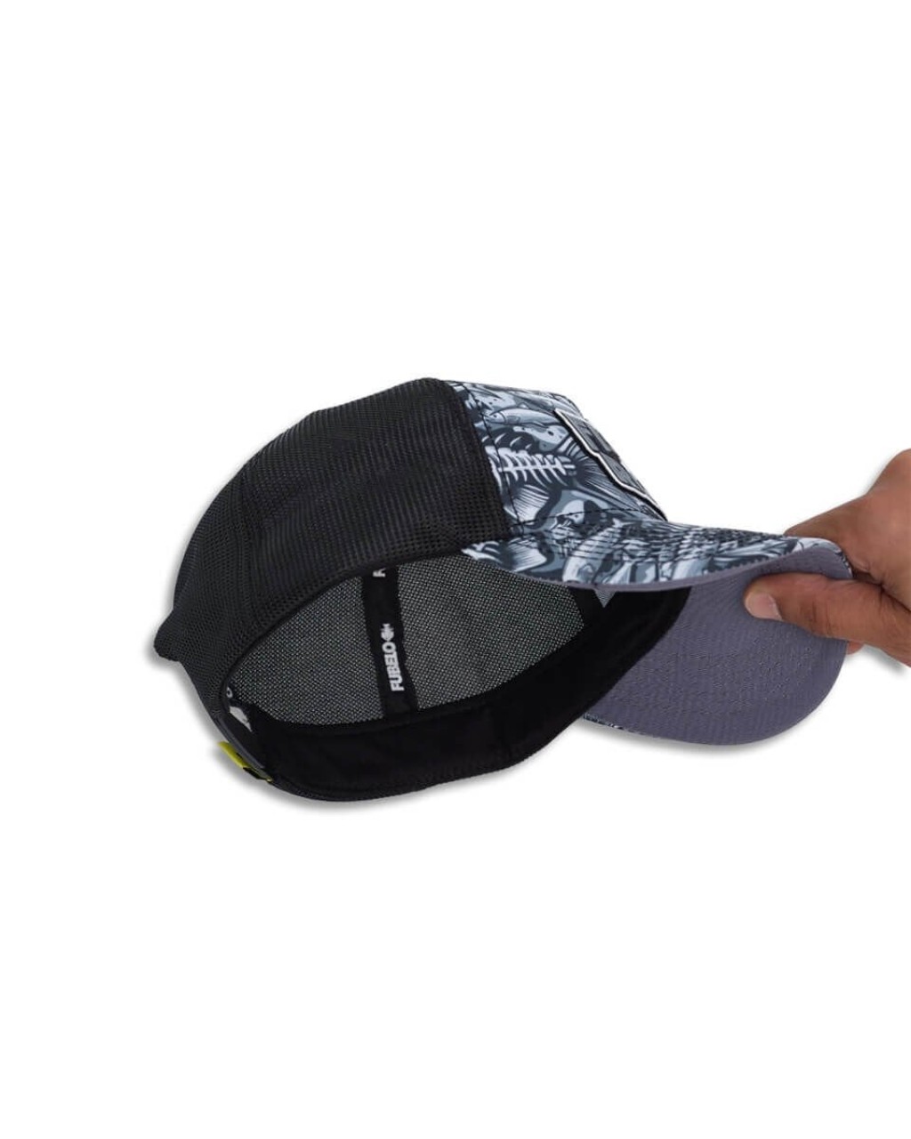 Fubelo Capterra Gri Balikçi Sapkasi