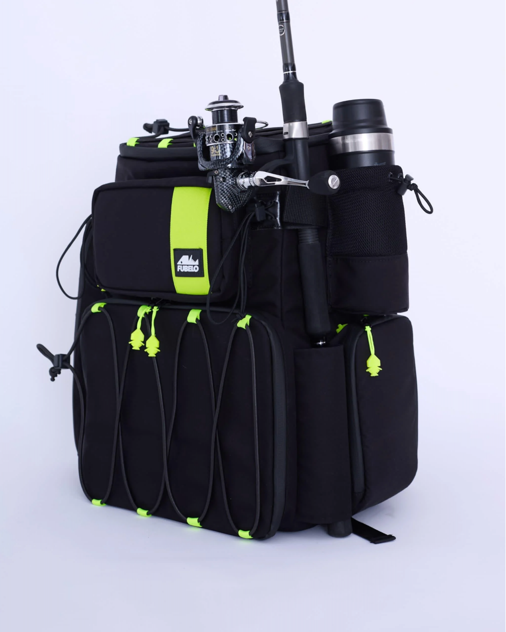 FUBELO CHAP SIYAH BALIKÇI ÇANTASI (60LT)