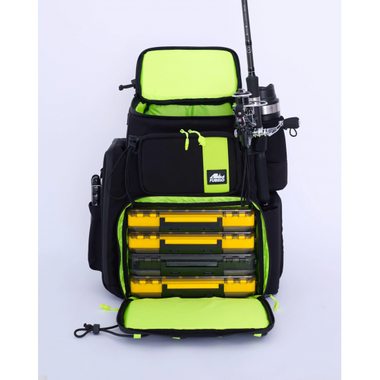 FUBELO CHAP SIYAH BALIKÇI ÇANTASI (60LT)