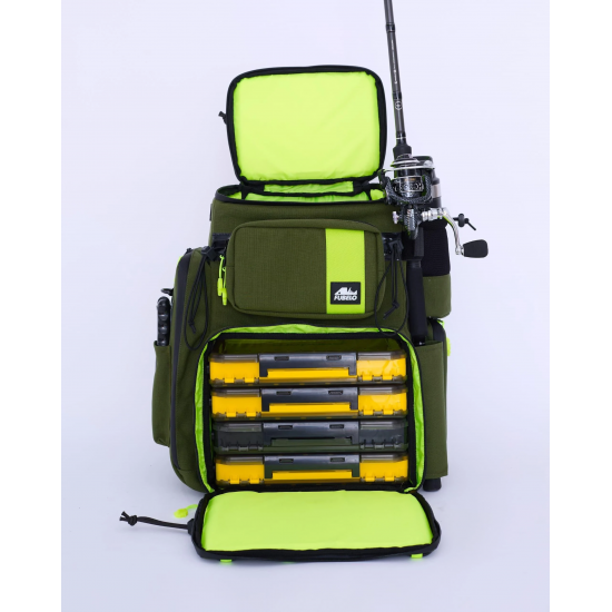 FUBELO CHAP YESIL BALIKÇI ÇANTASI (60LT)