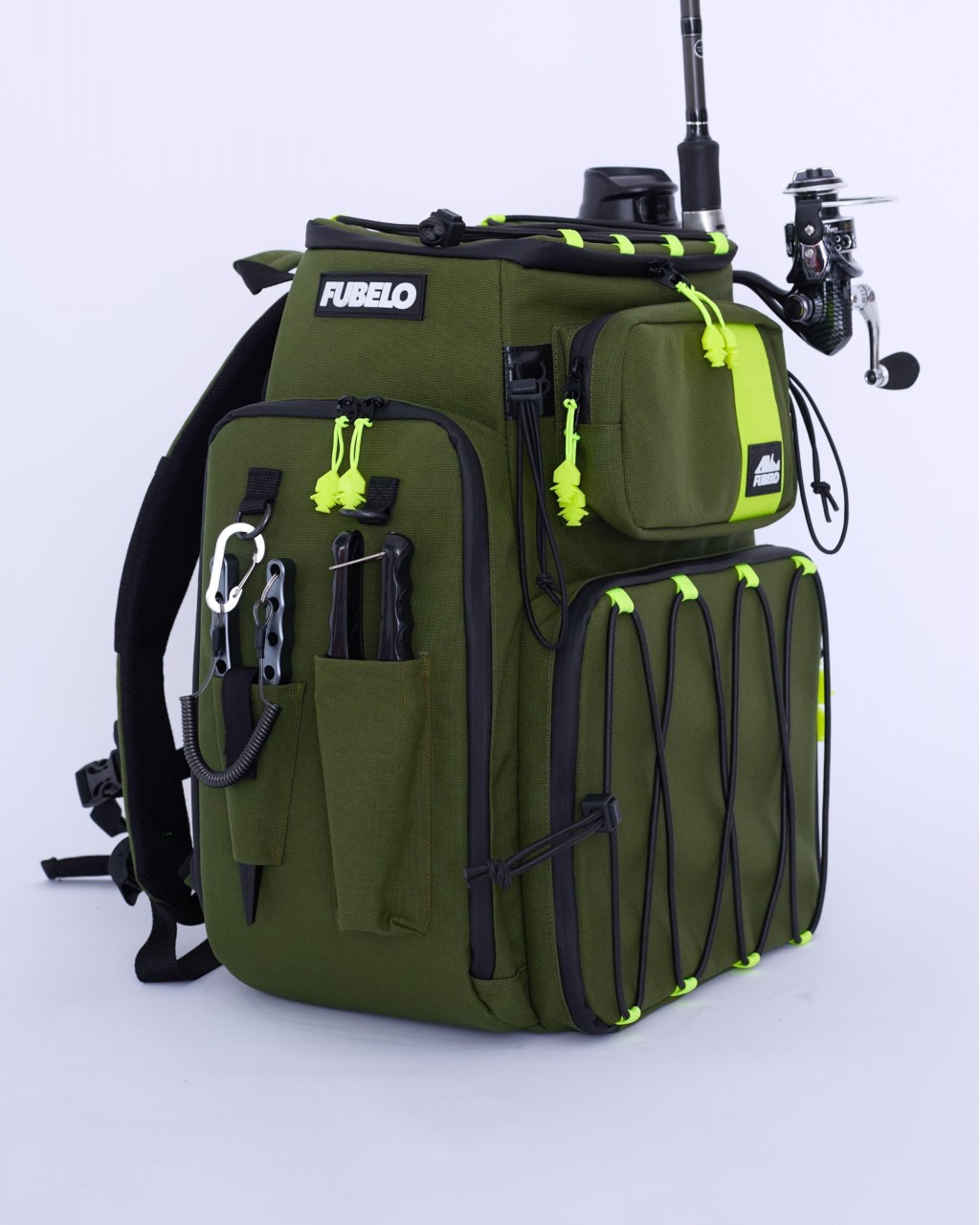 FUBELO CHAP YESIL BALIKÇI ÇANTASI (60LT)