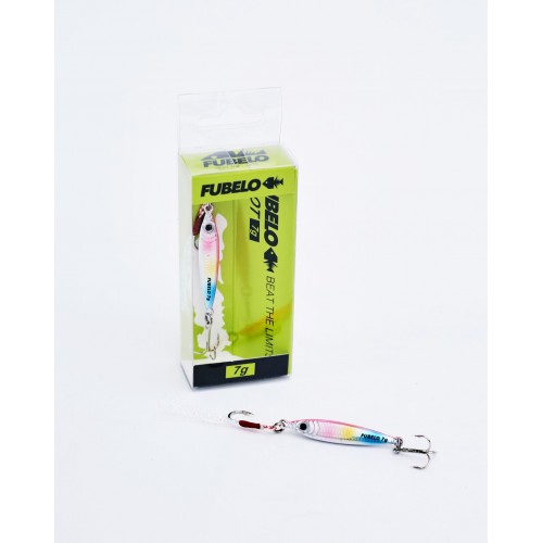 FUBELO PILOT MICRO JIG 7GR PINK RAINBOW FUBELO PILOT MICRO JIG 7GR PINK RAINBOW