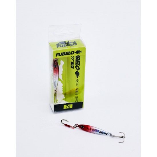 FUBELO PILOT MICRO JIG 7GR RED HEAD FUBELO PILOT MICRO JIG 7GR RED HEAD