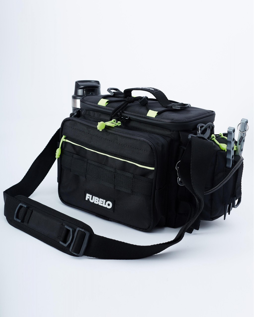 FUBELO SIDER SIYAH BALIKÇI ÇANTASI 