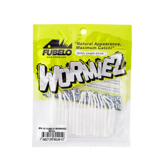 Fubelo Wormiez 5.2 Cm LRF Silikon Yem WHITE