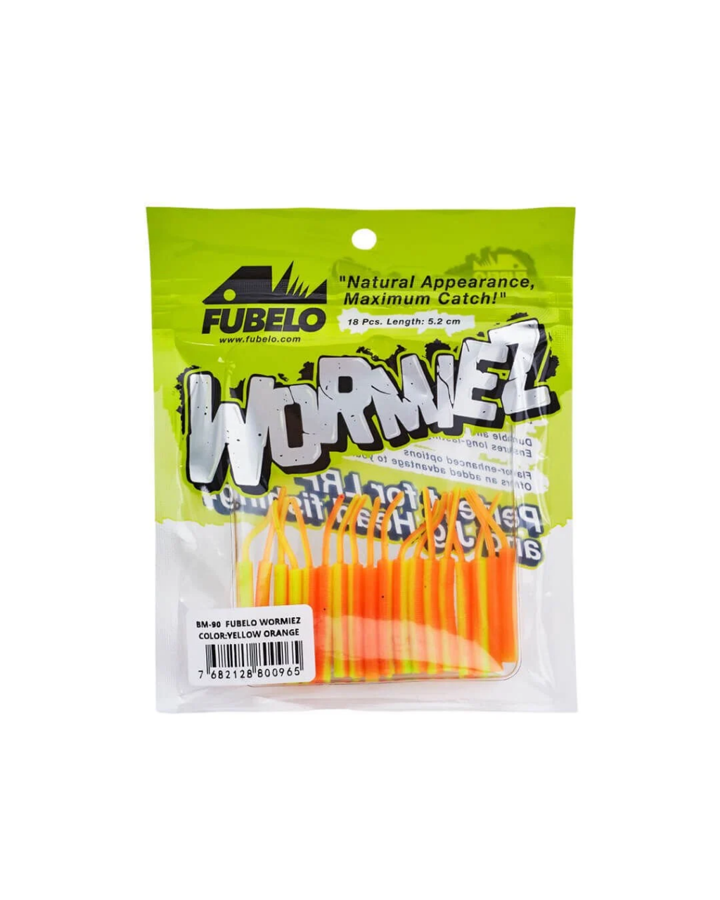 Fubelo Wormiez 5.2 Cm LRF Silikon Yem Yellow Orange