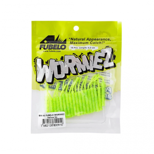 Fubelo Wormiez 5.2 Cm LRF Silikon Yem Yellow UV Fubelo Wormiez 5.2 Cm LRF Silikon Yem Yellow UV