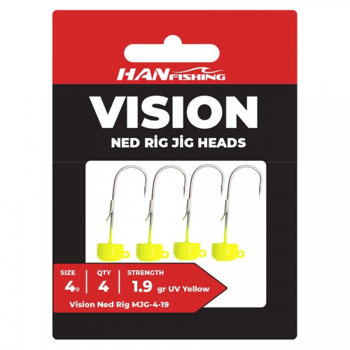 Vision Ned Rig  Uv Yellow  GMJ-2-28 Vision Ned Rig  Uv Yellow  GMJ-2-28