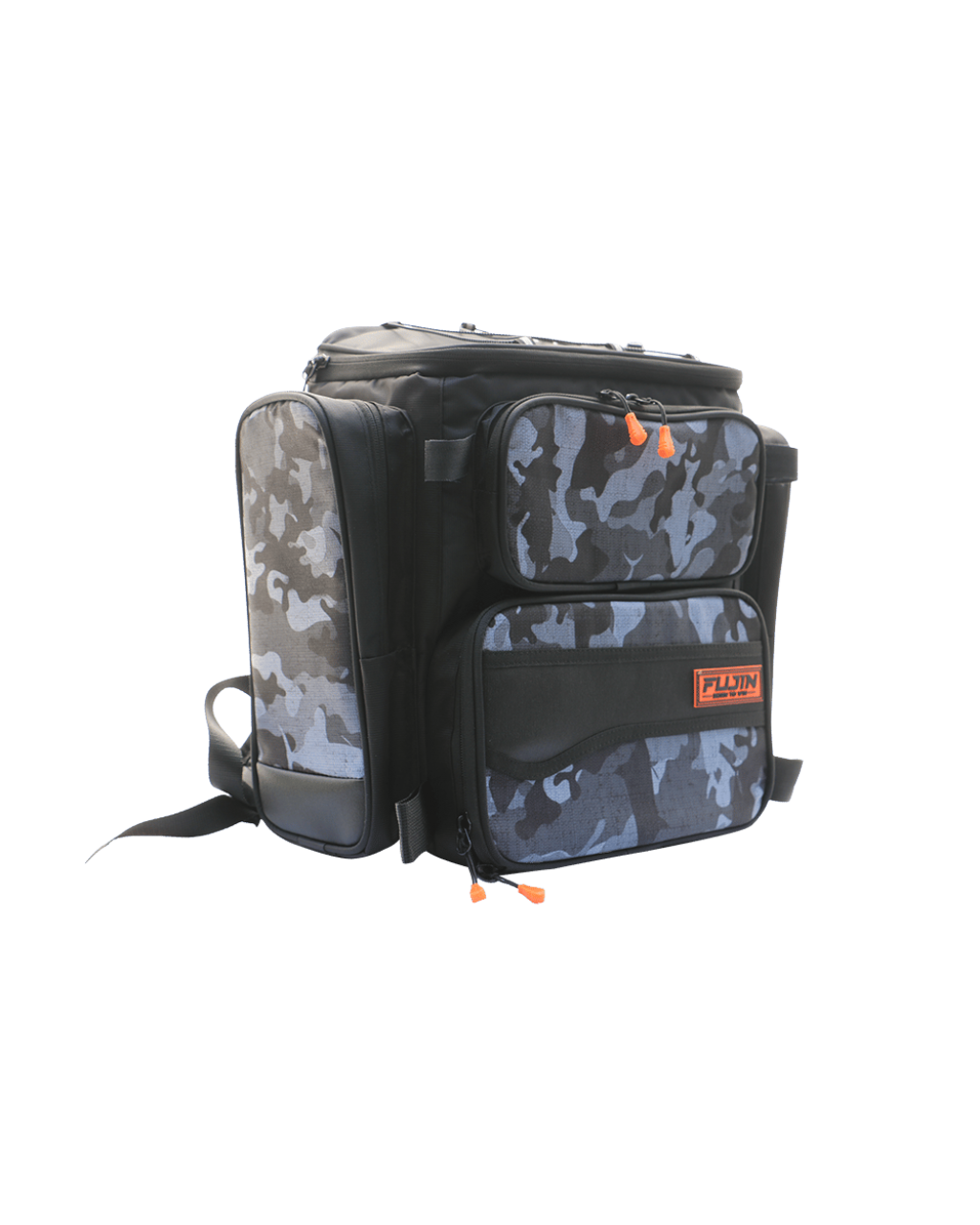 Fujin Black Camo Back Pack - Balikçi Sirt Çantasi